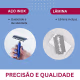 Kit NYBC Beauty Aparelho de Barbear Aço Inox + Cabo Azul Double (2 Unidades) (4)