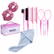 Kit de acessórios para cabelo com pentes,escovas e toalha Love My Hair Beleza Express (1)