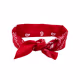 Lenço Bandana Retrô Vintage Rockabilly Rock Vermelho Pin-up (1)
