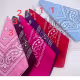 Lenço Bandana Retrô Vintage Rockabilly Rock rosa Pin-up (3)