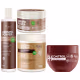 Kit Crespo Power Apse Anti Porosidade Mascara + Gelatina + Creme de Pentear + Ph Control 300g	