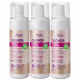 Kit 3 Mousse Nutritivo Capilar Apse Apice Cachos Vegano Cabelo Cacheado 210ml