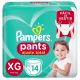Fralda Confortsec Pants Pacotao ”Xg” Pampers Simples c/14 Unidades (3)