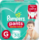Fraldas Pampers Pants G c/ 52 Unidades