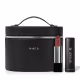 Combo Make B.: Batom Vermelho 3,9g +Nécessaire Preto com Alça