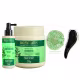 Kit Jaborandi Bio Extratus Máscara 250g+Tônico +Escova/Touca