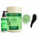 Kit Bio Extratus Máscara Jaborandi 1kg +Tônico +Escova/Touca