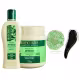 Kit Jaborandi Bio Extratus Shampoo+Creme 250g +Escova/Touca