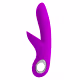 Vibrador pretty love carol Roxo flexível estimulador de ponto g e clítoris (4)
