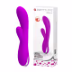 Vibrador estimulador de ponto g e clítoris recarregável Pretty love wilbur (1)
