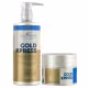 Kit Blue Gold Progressiva 100% NATURAL - Sem Formol + Kit Pós Química Gold Xpress Salvatore (9)