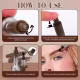 Preenchedor Sobrancelha Pincel Angular Marrom  Brow Fection (5)