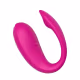 Vibrador Casal Controle Aplicativo Pink 10 Estágios de Vibração Ponto G 20cm x 3,2cm em Silicone Recarregável (6)