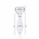 Plug Anal de Vidro Escalonado com Base de Coração Cupid Love 13cm x 3,5cm Mizzee (5)