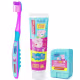 Kit Estojo Infantil Peppa Pig Rosa ( 1 Escova Infantil + 1 Fio Dental 20m + 1 Gel Dental 50g ) - Dentalclean (3)
