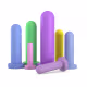 Ella - kit de dilatadores ginecológicos em silicone médico com 7 tamanhos diferentes coloridos (2)