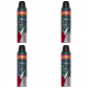 Kit c/4 Unidades de Desodorante Rexona Aero Men Antib/Invis 250ml