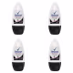 Kit c/4 Unidades de Desodorante Rexona Rollon Wom Anti Invisible 50ml