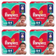 Kit 4 Fraldas Supersec Jumbo ”Xxg” Pampers Simples c/64 Unidades cada