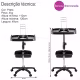 Carrinho Auxiliar Mega Hair Dompel Cabelereiro Profissional (6)