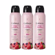 Combo Desodorante Antitranspirante Aerossol Instance Frutas Vermelhas 3x90g/150ml