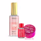 Perfume de Cabelo Ambar Glow Prohall +Óleo7ml +Equalize 50g