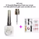 DAFU - Kit com Esmalte Magnético Prata Cat Eye Efeito 3D Olho Gato Uv/Led + Imã Patinha - 10ml (1)