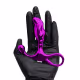 Hard - Massageador de próstata em metal com formato ergonômico e alça de segurança - 6,5 x 1,9 cm Rosa (4)