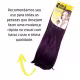 Cabelo Fibra Sintetica Jumbão 51 400g  - 99J (3)