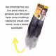 Cabelo Fibra Sintetica Jumbão 51 400g  - T1B/GREY (3)