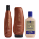 Aneethun Kera System Kit Shampoo Finalizador e Creme de Silicone Brilho 250ml (1)