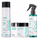 Kit Eico Pro Cachos Mágicos - Shampoo 300ml +  Máscara 300ml + Fluido 200ml (5)