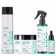 Kit Eico Pro Cachos Mágicos - Shampoo 300ml + Máscara 300ml + Fluido 200ml + Booster 30ml (6)