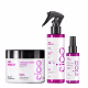 Kit Eico Pro Liso Mágico - Máscara 300ml + Fluido 200ml + Sérum 100ml