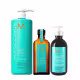 Kit Moroccanoil Hydrating - Shampoo 1L + Styling Cream 300ml + Óleo 100ml (1)