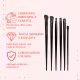 Kit 6 Pincéis De Maquiagem Black Edition Nybc Beauty (3)