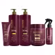 Kit Shitake Shampoo Cond 1L Máscara 500 Finalizador 200g Spray