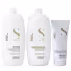 Kit Alfaparf Semi Di Lino Diamond - Shampoo 1L + Condicionador 1L + Leave in 200ml (1)
