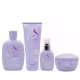 Kit Alfaparf Semi Di Lino Smooth Smoothing - Shampoo 250ml + Condicionador & Máscara 200ml + Cream Leave-In 125ml