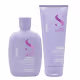 Kit Alfaparf Semi Di Lino Smooth - Shampoo 250ml & Condicionador 200ml