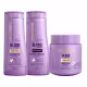 Kit Blond Shampoo, Condicionador e Máscara 250g Bio Extratus