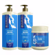 Kit Neutro Shampoo, Condicionador 1L e Banho de Creme 500 Bio Extratus