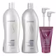 Kit Senscience Smooth - Shampoo & Condicionador 1L + Moisture Lock Leave-In 150ml + Válvula (1)