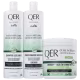 Kit Griffus QÉR Beauty Cosmetics Curly Styling Home Care Trio (3 Produtos)