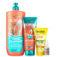 Kit Beleza na Web Elseve L'Oréal Paris Cachos Longos dos Sonhos & Garnier Uniform & Matte Vitamina C (4 Produtos)