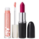 Kit M·A·C MACximal Satin Maraschino, Much? + Lipglass Airshine Behaved (2 Produtos)
