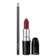 Kit M·A·C Lustreglass PDA + Lip Pencil Nightmoth (2 Produtos)
