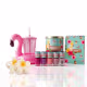 Kit presente esmaltes e lembrancinhas Aloha Flamingos Retrô. (1)