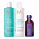 Kit Moroccanoil Color Care Shampoo 250ml + Condicionador 250ml + Óleo Capilar Treatment Purple 50ml (3 Produtos)