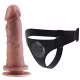 Cinta peniana com Pênis Real Dick Ultra Realístico Com Ventosa 15,3 X 4 cm (1)